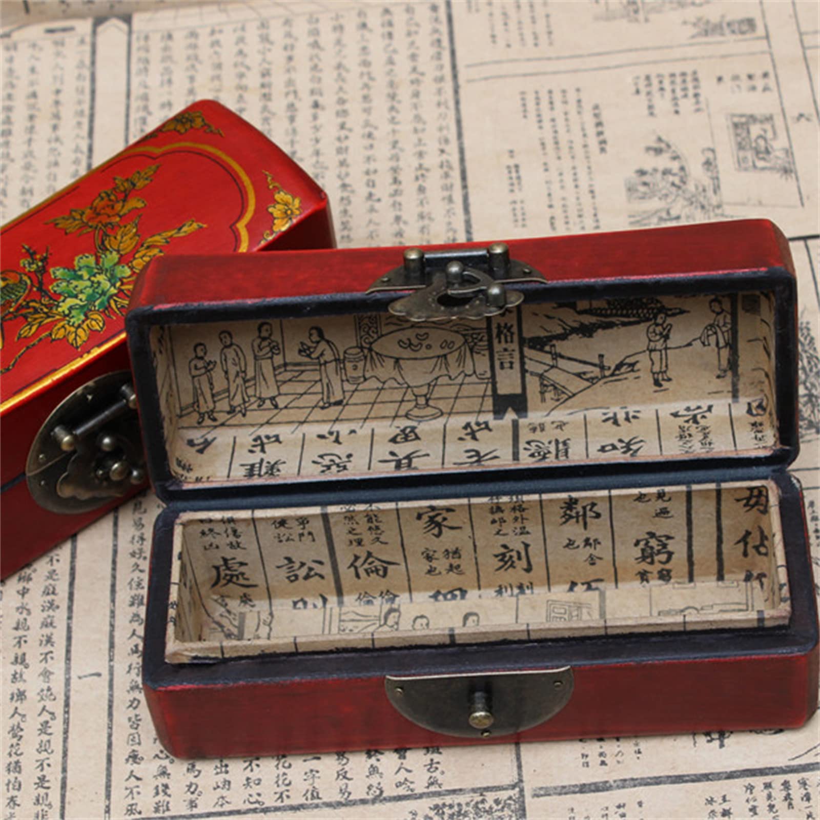 Amazon.com: Vintage Jewelry Box, Wooden Box Vintage Wooden Storage